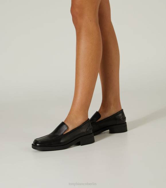Slipper| de Tony Bianco Frauen Teddy-Flats schwarze Komo 4624582